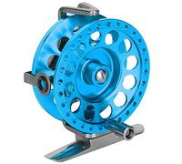 Acouto Rueda Delantera para Pesca en Hielo, Mosca Totalmente Metálica con Carrete de Fuerza de Descarga, Mano Derecha Roja Cuando Es Cómoda, Hace Sonido y Todo Metal Puede Ser una Rueda de Pesca (#1)