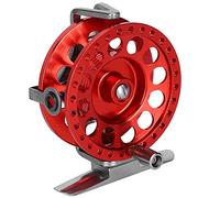 Acouto Rueda Delantera para Pesca en Hielo, Mosca Totalmente Metálica con Carrete de Fuerza de Descarga, Mano Derecha Roja Cuando Es Cómoda, Hace Sonido y Todo Metal Puede Ser una Rueda de Pesca (#2)