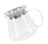 Acouto Servidor de café de Vidrio, Servidores de café Jarra Latte Art con Asa para Verter Manualmente sobre Servidor de de Vidrio Apto para Microondas y Lavavajillas, 300 Ml de Transparente (300ML)