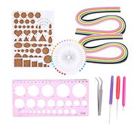 Acouto Set de Herramientas de Manualidades de Papel de Quilling, Papel de 26 Colores, Bic como Diy Flores en Bicicleta de Animales, Expore Sus Posibilidades de Trabajo Manual con