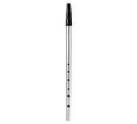 Acouto Silbato Irlandés Llave C Llave de C de 6 Agujeros Silbato de Flauta de 6 Agujeros de Hojalata Instrumentos Musicales de Viento para Principiantes Intermedios Los Expertos Pueden Tocar (SILVER)
