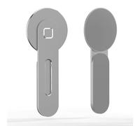 Acouto Soporte Magnético para Teléfono Portátil para Teléfono Serie 12/13, Soporte Fuerte Compatible, Lateral de Aleación de Aluminio, Organizador de Espacio de Trabajo de (Silver)