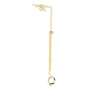 Acouto Soporte para Partituras de Flauta Soporte para Partituras Portátil de Aleación Clamp/Holder para Prácticas de Interpretación Dorado No Hermoso Nuestro Diseño Dorado Partitura que Agrega un