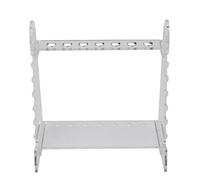 Acouto Soporte para Pipetas de Laboratorio, Soporte para Pipetas de Vidrio Orgánico para Almacenamiento en Laboratorio Científico, Diseño Duradero y Conveniente con Colocación Vertical y Horizontal