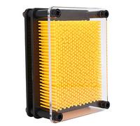 Acouto Tablero de Arte con Pin 3D, Modelo con Forma de Mano de Escultura de Aguja de Plástico, Juguete de Escritorio Sensorial de 13x10 Cm con Impresiones 3D Instantáneas, Juego Táctil para Niños y
