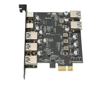 Acouto Tarjeta de Expansión PCI E a USB 7 Puertos Tarjeta PCI Express USB de 5 Gbps con 2 Puertos 3.0 Traseros para XP para OS X para su a X E 7 USB3 0 a