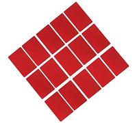 Acouto Tarjeta de Tarjeta Busin N 50pcs Grabado y USA Tarjeta de Visita de Aluminio para la Empresa Red Memorable FI Refleja la de su Empresa y con Las Tarjetas Portátiles y (Rojo)