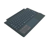 Acouto Teclado de la Tableta BT Magnetic RGB Retroiluminación con Panel Táctil de Control para Pro 3 4 5 6 7+ Azul Este Es Teclado Teclable de Tableta Diseñado con Touchpadbt Tablet (Blue)
