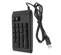 Acouto Teclado Numérico con Cable USB Teclado Numérico de 19 Teclas RetroiluminacióN RGB Portátil para Computadora Portátil Mediante USB Externo No N con Cable con con (Black)