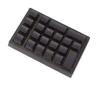 Acouto Teclado Numérico de 21 Teclas RGB Retroiluminado Ergonómico Pequeño Teclado Numérico Mecánico para Computadora Portátil Negro Garantiza Respuesta Numérica Tecla con Producción Rápida 21 The