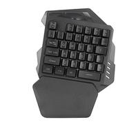 Acouto Teclado para Juegos con una Mano Iluminación RGB ABS Teclado para Juegos de 35 Teclas para Computadora con 2 4G Play You M para con una Sola Mano para con 35 TeclasJuegos