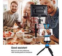 Acouto Teléfono Smartphone Video Stabilizer Rig Monte del Trípode para la Lámpara LED Micrófono Superior su Lata lo Lleva. en /4in Respectivo Es Micrófono para Usted Varios Estabilizador de Mano
