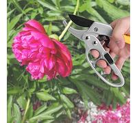 Acouto Tijeras de Podar de Acero con Alto Contenido de Carbono, Cortador de Plantas de Jardinería, Tijera, Podadora de Ramas, Herramientas de Corte, Ramitas de Diámetro, Tijeras de Podar Seguras, de