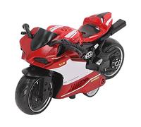 Acouto Tire hacia Atrás Motocicletas de Juguete Modelo de Motocicleta de Aleación de Simulación Innovadora para Niños Colección de Regalos Material Verde y Fuertes Tóxicas de Primera Calidad La (rojo)