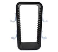 Acouto Torre de Almacenamiento de Discos de Juego con Controlador Soportes para Auriculares Gran Capacidad Fácil Montaje Soporte Vertical Horizontal para Discos de Juego El Blanco Es un (White)