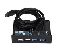Acouto Unidad de Disquete de Expansión HUB de 2 Puertos USB3 0 + 2 Puertos USB2 0 Panel Frontal un Panel de Estampado F Frontal Unidad de Disquete del de USB 3 0 de de