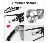 Acouto Válvulas de Automóvil Tipo de Presión del Remojo Vernier Vernier Auto Autom AceTle Seleal Desmontaje y Válvulas de Herramienta de Ensamblaje de la Herramienta de Manantial Un Método de (BLACK)