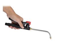 Acouto Varita de Riego de Jardín G3/8 Rosca Externa Varilla de Pulverización Agrícola con Boquilla Curva Atomización Fina Boquilla de Cobre Ajustable Agua de Larga Distancia Buen Jardín Bueno y