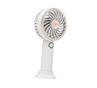 Acouto Ventilador de Mano Mini, Nebulizador Portátil con Refrigeración, 500mAh Recargable a Batería con 3 Velocidades, Ultra Silencioso para Oficina Viaje Hogar