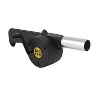 Acouto Ventilador Portátil para Barbacoa con Manivela, Soplador de Aire de Plástico para Parrilla de Carbón, Fuelle Manual de 24,8 X 8,1 X 4,6 Cm, Velocidad del Viento de 7 a M por S para Cocinar en