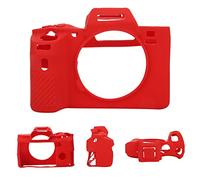 Acouto y Funda de Silicona para Cámara Digital para A72/A7R2/A7S2 Protector LavableEl Camuflaje Protege su Funda de Cámara ScracCarcasa de CámaraFunda de Silicona para SonyFunda Protectora para (rojo)