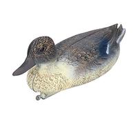 ACOYES DE Patos PLÁSTICOS, Decoración de jardín de jardín de Pato Flotante portátil Realista para la decoración del jardín para la decoración al Aire Libre de jardín 34.5 x 13 cm