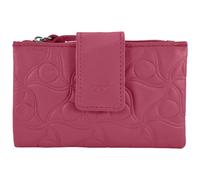 ACQ Billetera Doble Piel Flores de Venus Fucsia Mujer con Tarjetero con Cierre de Broche y Monedero con Cierre de Cremallera. Medidas 11 x 7,5 x 1,5 cm y Peso 52 Gramos.