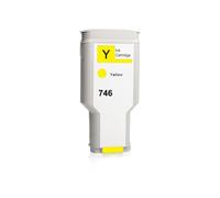 AcqjEYdoX Cartucho de Tinta P2V78A P2V79A P2V80A P2V81A P2V82A P2V83A P2V84A Compatible con DesignJet Z6 Z9+(HP746 Yellow)