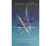 Acquisition De Sociétés : Concepts Cas Corrigés (ebook)
