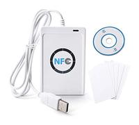 Acr122U Lector RFID NFC Lector RFID Escritor Inteligente Sin Contacto, Incluido Lector Sin Contacto, Sdk, 5 Tarjetas USB IC, Software Blanco