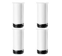 ACRaBoss 4 Patas de Acero Inoxidable para Muebles, Patas de Mesa en Y Negro, Altura Ajustable: 0-15 Mm, Ideales para Sofás, Mesas de Centro, Armarios, Camas, Escritorios Y Otros Muebles./White/25Cm(9.