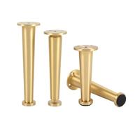 ACRaBoss Juego de 4 Patas de Latón para Muebles, Patas Ajustables para Sofá, Patas Modernas para Gabinete, Patas de Repuesto para Gabinete, Mesa de Centro, Patas para TV, Armario de Baño./20Cm(7.8In)