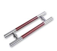 ACRaBoss Manija de Puerta Corrediza de Granero de Acero Inoxidable para Puertas de Entrada de Madera/Vidrio, Manijas de Empuje Y Tirador, Manija de Puerta de Ducha de Vidrio./80Cm(31 1/2In)*40Cm