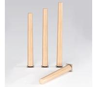 ACRaBoss Patas de Maderaiza Dea para Muebles, 5 cm (1,9 Pulgadas), Juego de 4 Patas Cónicas de Repuesto para Mesa de Comedor, Mesa de Centro, Armario, Mueble de Tv, Patas de Soporte Resistentes para M