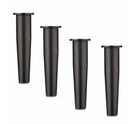 ACRaBoss Patas de Metal Ajustables para Muebles, Juego de 4 Patas de Repuesto para Sofá, Patas de Apoyo para Bricolaje, Patas de Cama, Patas de Mesa, Patas de Armario de Aleación de Aluminio, Altura A