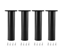 ACRaBoss Patas de Metal Ajustables para Muebles, Patas de Repuesto para Mesa, Patas de Sofá Modernas, Patas de Gabinete, Patas de Escritorio, Patas de Mesa de Centro, Color Negro, Dorado Y Plateado, 4