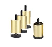 ACRaBoss Patas para Muebles, 4 Piezas de Patas de Sofá de Metal, 3 Colores con Textura de Arena, Base Ajustable, Patas de Gabinete de 6-25 Cm, Patas de Mesa con Pernos M8/D/60Mm/2.4In