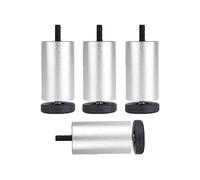 ACRaBoss Patas para Muebles, 4 Piezas de Patas de Sofá de Metal, 3 Colores con Textura de Arena, Base Ajustable, Patas de Gabinete de 6-25 Cm, Patas de Mesa con Pernos M8/Sier/120Mm/4.7In