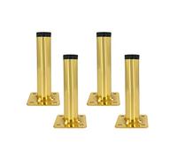 ACRaBoss Patas para Muebles, Patas de Metal con Tornillos, 4 Piezas de Acero Al Carbono para Gabinetes de Cocina, Mesitas de Noche, Patas Ajustables, Base de Repuesto de 100 a 200 Mm de Altura (Opcion