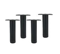 ACRaBoss Patas para Muebles, Patas de Metal con Tornillos, 4 Piezas de Acero Al Carbono para Gabinetes de Cocina, Mesitas de Noche, Patas Ajustables, Base de Repuesto de 100 a 200 Mm de Altura (Opcion
