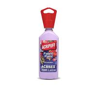 Acrilex 35 ml acripuff heatpuff Pintura de Tela, Color Negro