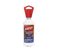 Acrilex 35 ml acripuff heatpuff Pintura de Tela, Color Negro