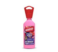 Acrilex 35 ml acripuff heatpuff Pintura de Tela, Color Negro