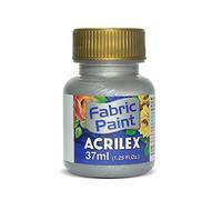 Acrilex 37 ml Tela Pintura de Purpurina - Funda de Piel sintética con