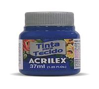 Acrilex Pintura Textil al Agua Azul Cobalto 37 ML Ref. 502