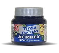 Acrilex Pintura Textil al Agua Azul Marino 37 ml Ref. 544