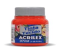 Acrilex Pintura Textil al Agua Mandarina 37 ml Ref. 801
