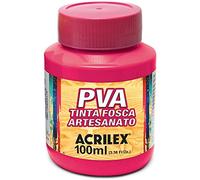 ACRILEX PVA Tinta FOSCA ARTESANATO 100 ML (542 Rosa Oscuro)