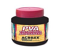 ACRILEX Tinta FOSCA para ARTESANATO 100 ML (520 Negro)