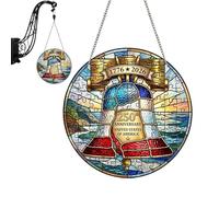 acrílicas Suncatcher,1776-2026 250th Anniversaries Decor - DIY acrílico Puzzle Sunlight Capturer, 250th Window Decoration - for Garden Porch Patio 4th of July Independence Day